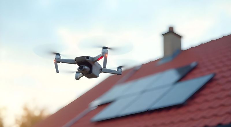 Diagnostic de toiture par drone à Poitiers